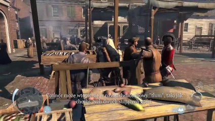 Assassin's Creed III Boston - city gameplay demo (PL)