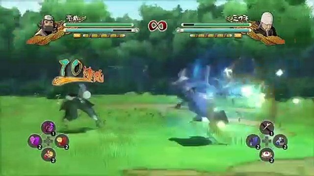 Naruto Shippuden: Ultimate Ninja Storm 3 GC 2012 gameplay - Hanzo