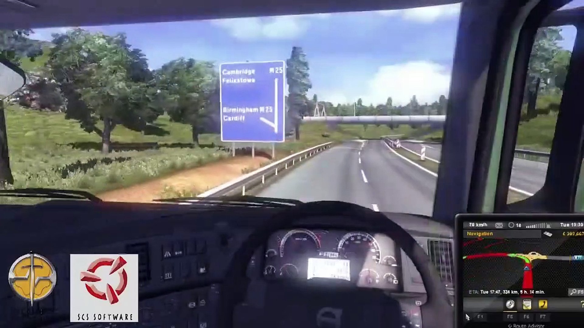 Euro Truck Simulator 2, Gameplay Part 1