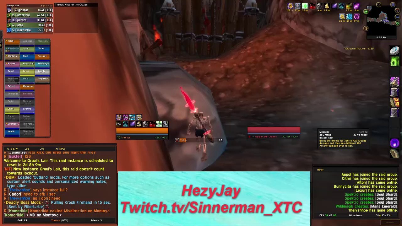 WOW TBC Classic, High King Maulgar Zug Zug Mode (Gruul's Lair)