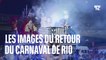 Les images du retour du carnaval de Rio, après deux ans d'absence