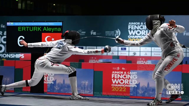 Aleyna Ertürk, eskrimde bir ilki başardı