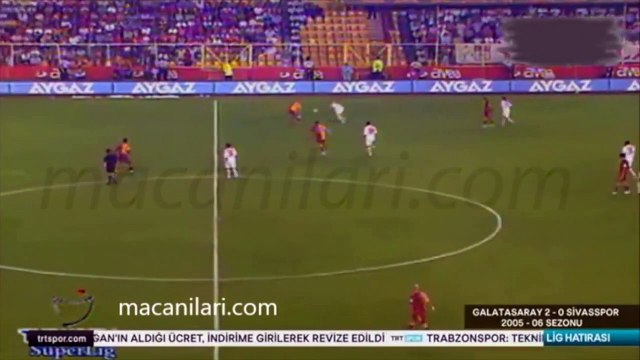 Galatasaray 2-0 Sivasspor 11.09.2005 - 2005-2006 Turkish Super League Matchday 5