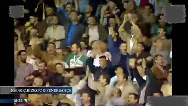 Çaykur Rizespor 1-2 Fenerbahçe [HD] 14.10.2001 - 2001-2002 Turkish Super League Matchday 8