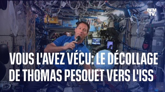 Vous l'avez vécu sur BFMTV: Le décollage de Thomas Pesquet vers l'ISS