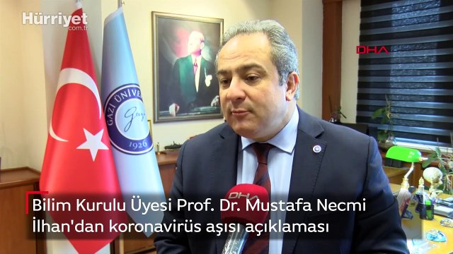 Bilim Kurulu Üyesi İlhan'dan koronavirüs aşısı açıklaması