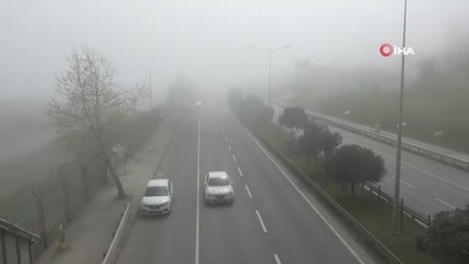 Trabzon'da sis hayatı olumsuz etkiliyor