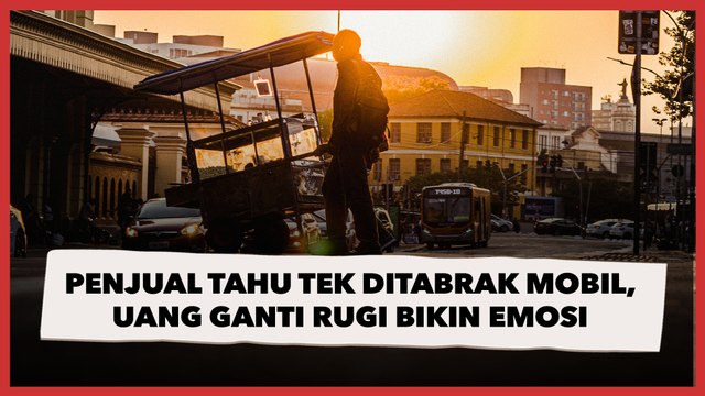 Penjual Tahu Tek Ditabrak Mobil, Jumlah Uang Ganti Rugi yang Diberikan Bikin Publik Kesal