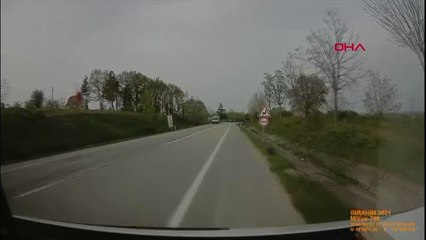 2 KİŞİNİN ÖLDÜĞÜ KAZA ARAÇ KAMERASINA YANSIDI