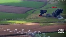 Ukrayna, Rus K-52 Timsah helikopterinin düşürülme görüntülerini paylaştı