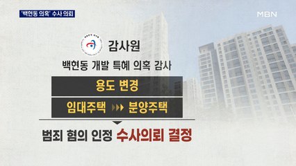 감사원, '백현동 개발 특혜 의혹' 대검에 수사 의뢰…성남시는 의혹 부인