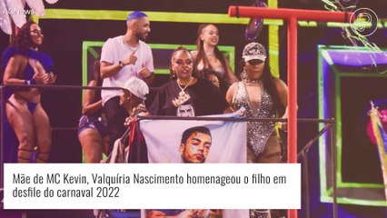 Carnaval 2022: MC Kevin é homenageado pela mãe em desfile 11 meses após sua morte