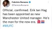 FOOTBALL WORLD REACTIONS TO ERIK TEN HAG APPOINTED AS MANCHESTER UNITED NEW MANAGER