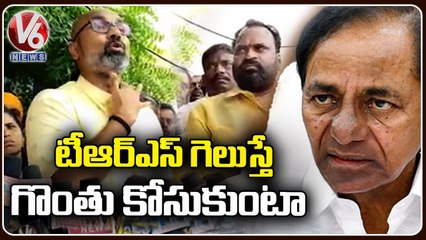 BJP MP Dharmapuri Arvind Challenges CM KCR Over TRS Victory In 2024 _ V6 News (1)