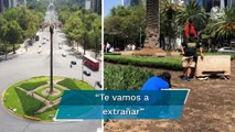 Capitalinos y turistas acuden a abrazar y despedirse de La Palma
