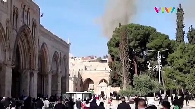 Bentrok Israel-Palestina Kembali Terjadi di Kompleks Al Aqsa