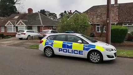 Forensics team dig up garden at Northampton home
