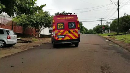 Idosa fica ferida enquanto limpava residência em Cascavel