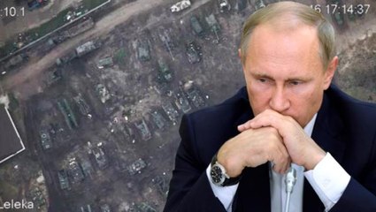 Putin'in sakladığı dev tank mezarlığı ve ölen Rus asker sayısı ortaya çıktı, anında sildiler