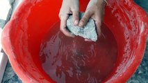 Gritty Cement Sand Chunks Water Crumble Pouring Cr: MEGA ASMR❤