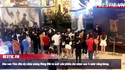 Dàn sao Việt đến chúc mừng họp báo Đông Nhi