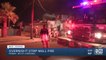 Fire crews fight blaze at Phoenix strip mall