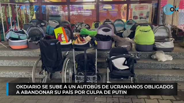 OKDIARIO se sube a un autobús de ucranianos obligados a abandonar su país por culpa de Putin