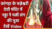 Himachal Pradesh: Kangra के बज्रेश्वरी देवी मंदिर में JP Nadda ने की पूजा | #Shorts | वनइंडिया हिंदी