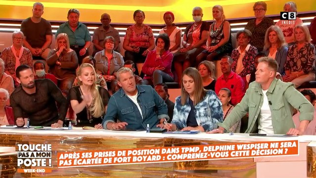 Vous êtes complètement malade : Mathieu Delormeau compare Delphine Wespiser à Dieudonné dans TPMP, ça ne passe pas !