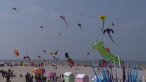 The skies in France come alive with kites