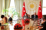 Cumhurbaşkanı Erdoğan, 23 Nisan dolayısıyla çocukları kabul etti