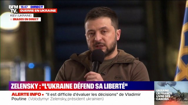 Volodymyr Zelensky: Russie et confiance sont devenus des antonymes