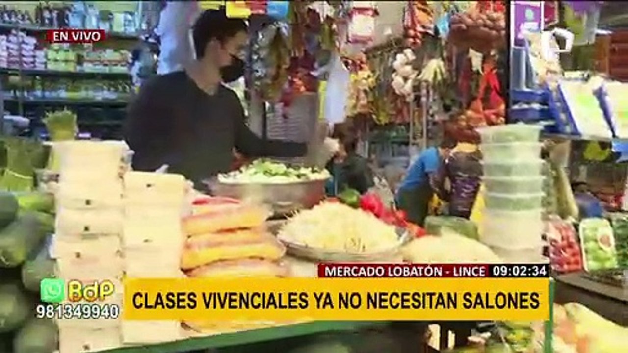 Educación vivencial sin salones: alumnos visitan mercados para conocer mejor la realidad del país
