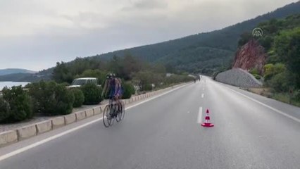 Bodrum'da "Man&Woman Challenge" Triatlon Yarışları başladı