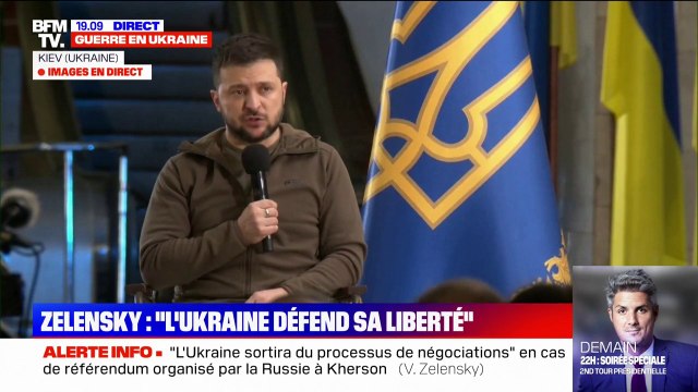 Volodymyr Zelensky: Après cette guerre, nous serons un état forteresse