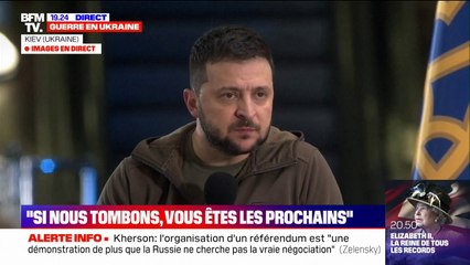 Volodymyr Zelensky: "Aujourd'hui, nous ne sommes pas en mesure de débloquer militairement le siège de Marioupol"