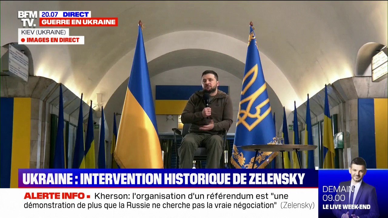 Volodymyr Zelensky annonce la "déportation" de 500.000 Ukrainiens vers les territoires séparatistes et la Russie