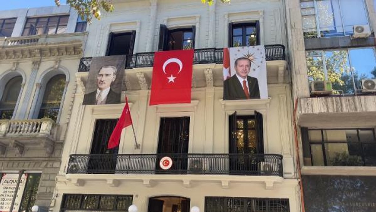 MONTEVİDEO - Bakan Çavuşoğlu, Türkiye'nin Montevideo Büyükelçiliğinin açılışını yaptı (1)