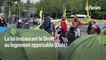 Le DAL campe sur les Champs-Elysées pour obtenir le relogement de 152 familles