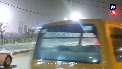 الأجواء في محافظة المفرق مساء السبت