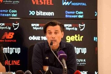 Vincenzo Montella: "VAR'lı bir dönemde bu penaltıyı vermeniz mümkün değil"