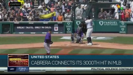 FTS 16:30 23-04: Venezuelan player Miguel Cabrera reaches 3000 hits in MLB