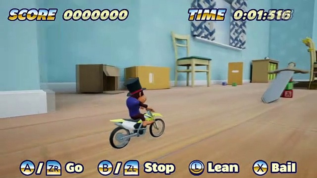 Toy Stunt Bike Tiptops Trials Episode 1