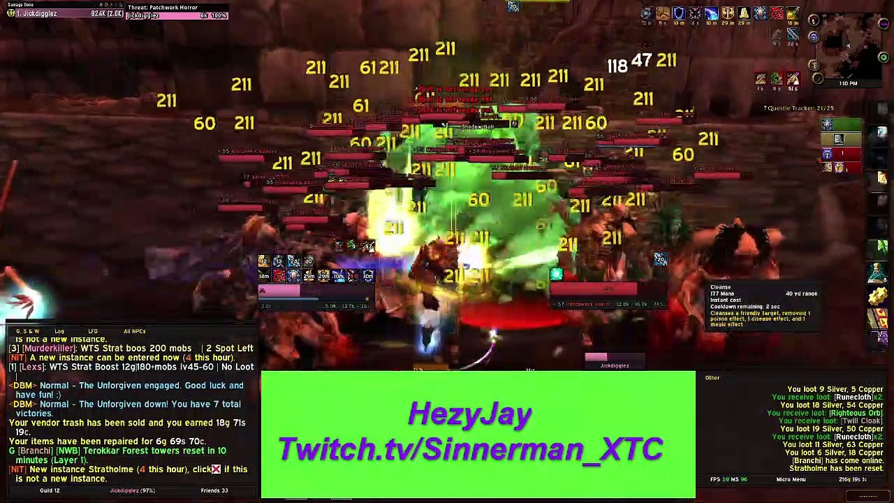 Wow TBC Classic - Lv 70 Paladin Strat Boosting