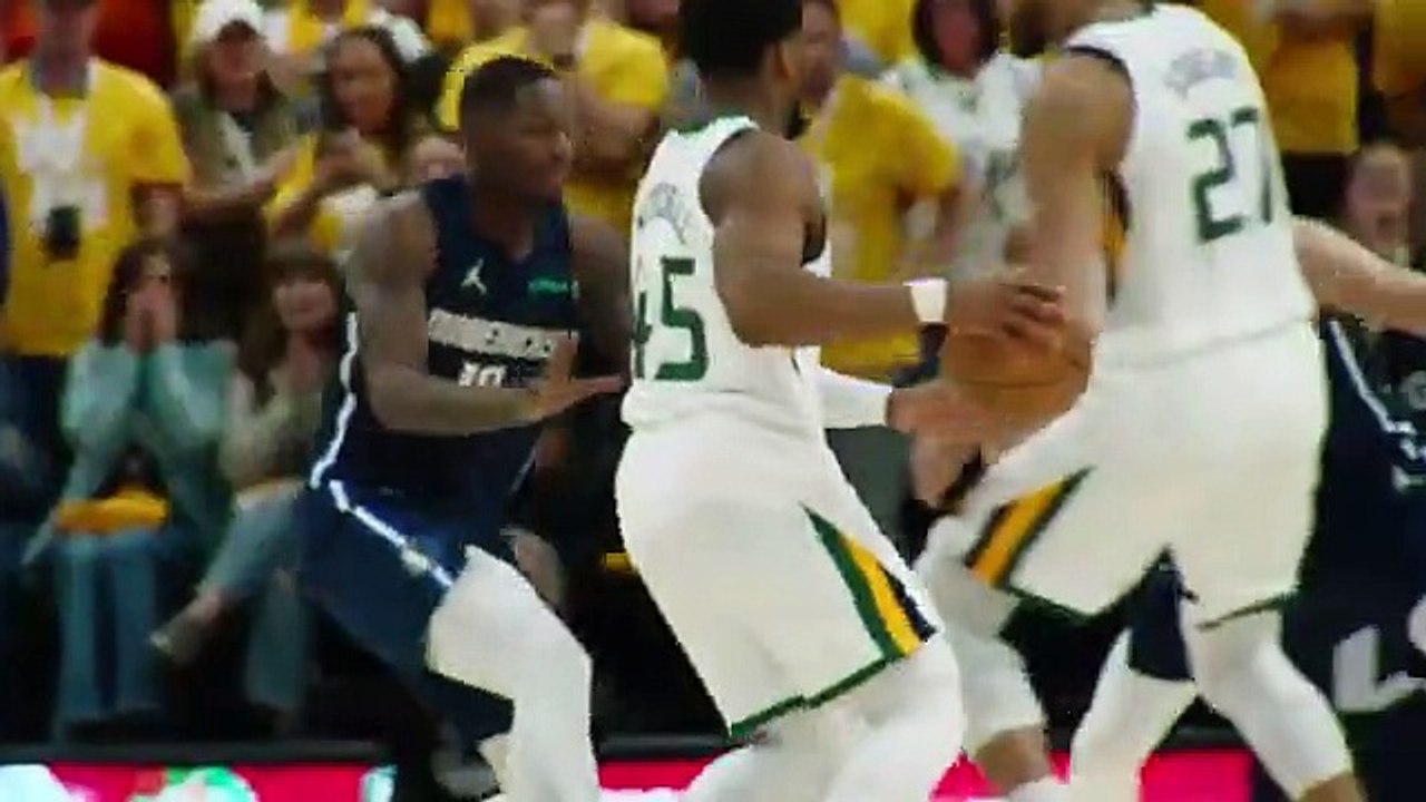 Rudy Gobert et Donovan Mitchell signent le panier de la victoire