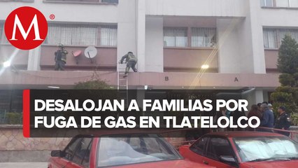 Desalojan unidad habitacional en Tlatelolco por fuga de gas