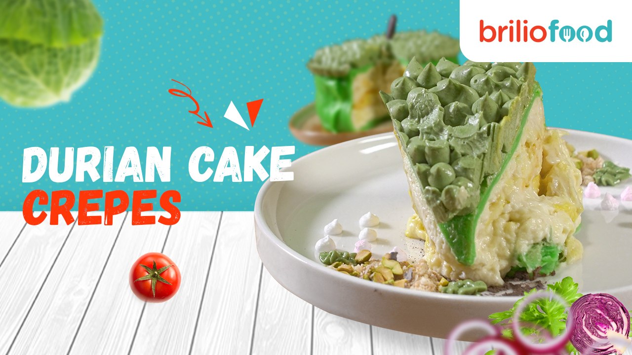 Resep durian cake crepes tanpa mixer, tanpa oven, dan hasilnya lembut maksimal