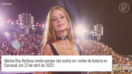 Marina Ruy Barbosa como rainha de bateria? Atriz revela se aceitaria convite para o Carnaval