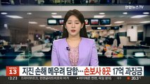 지진 손해 메우려 담합…손보사 8곳 17억 과징금