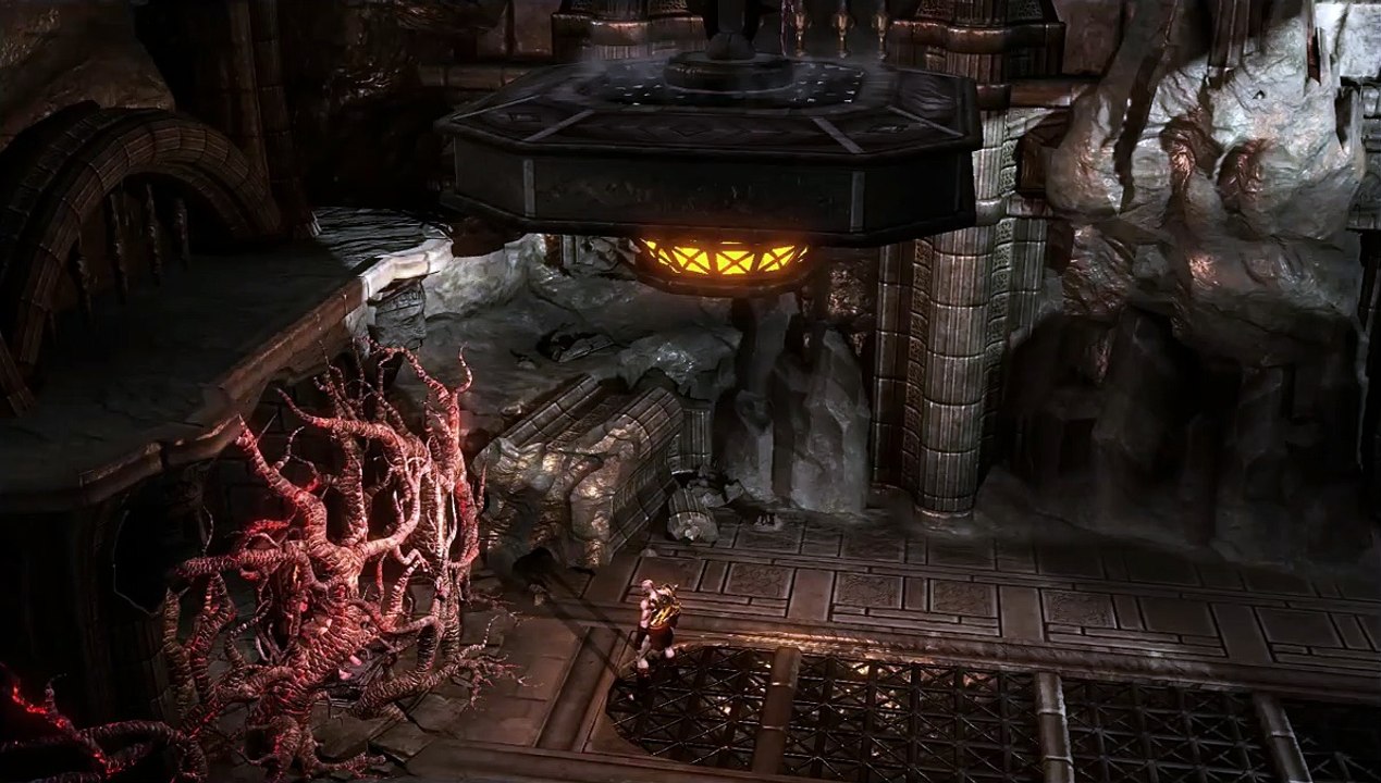 God of War 3 Remastered - Chapter 2 Hades: Free Peirithous Puzzle & Bow of Apollo Acquired PS4